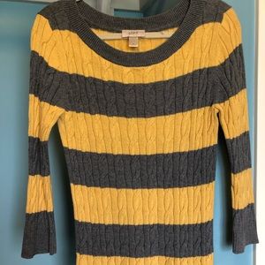 Loft 3/4 sleeve sweater, M